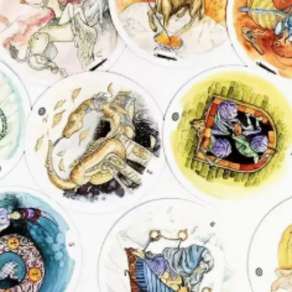 Circle of Life Tarot Round 78 Card Deck NWT - Picture 2 of 5